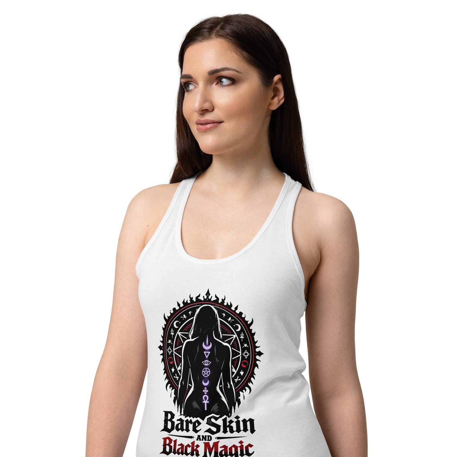 Women’s Dark Art Tank Top | Bare Skin & Black Magic | Knotted Tree Studios - Image 6