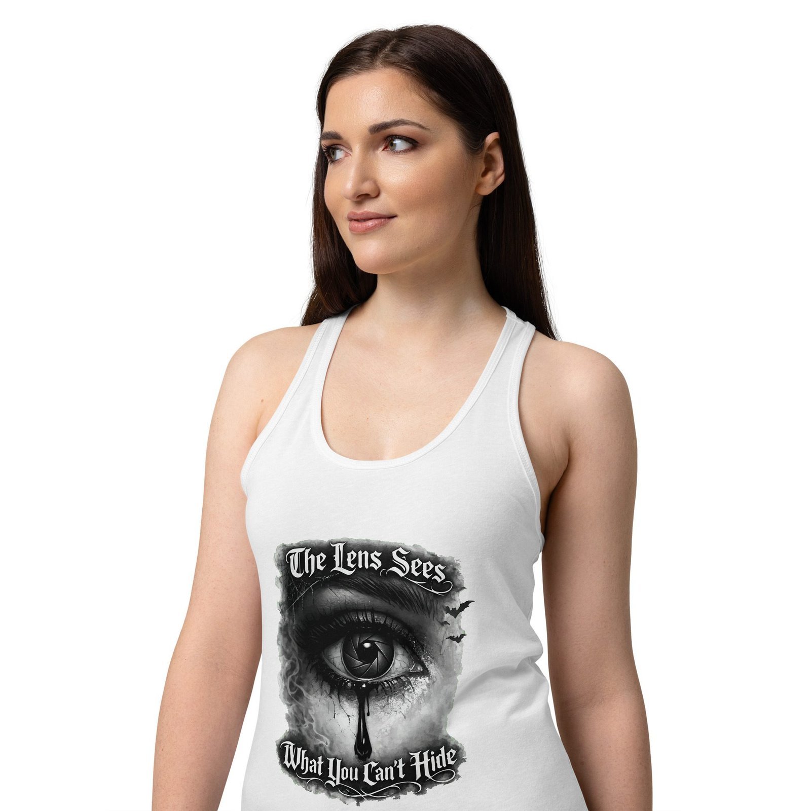 Women’s Dark Art Tank Top | The Lens Sees | Knotted Tree Studios - Image 5