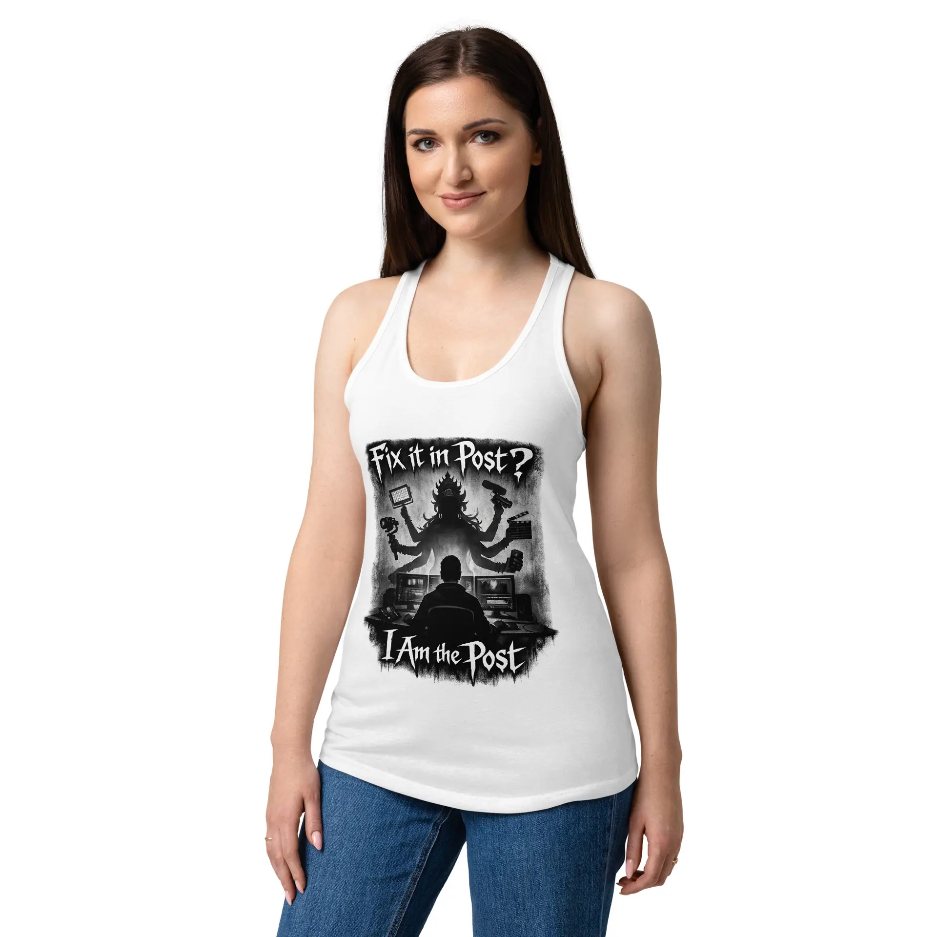 Women’s Dark Art Tank Top | I Am The Post | Knotted Tree Studios - Image 3