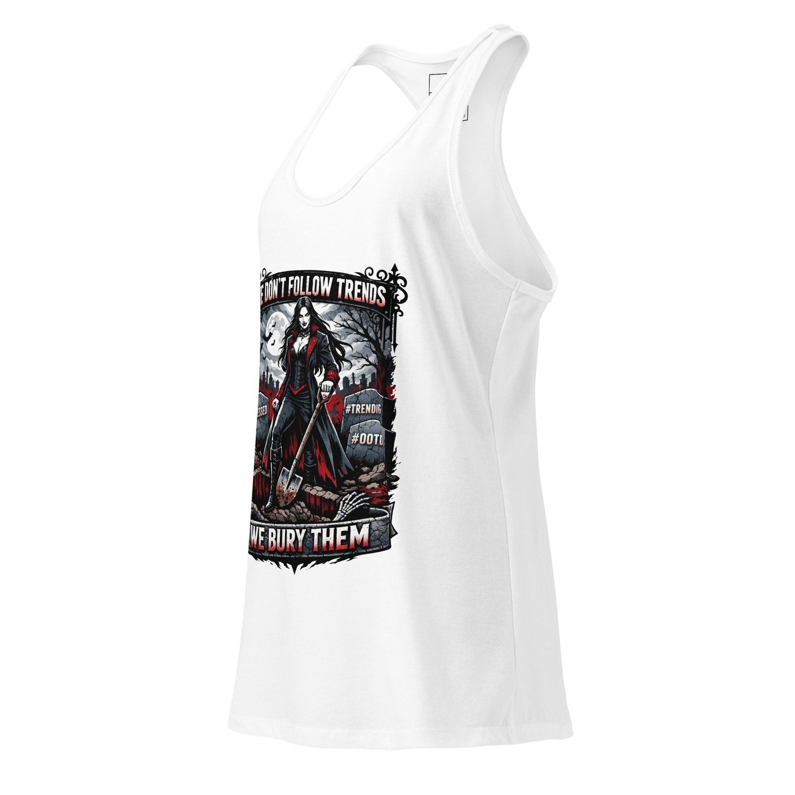 Women’s Dark Art Tank Top | We Bury Trends | Knotted Tree Studios - Image 2