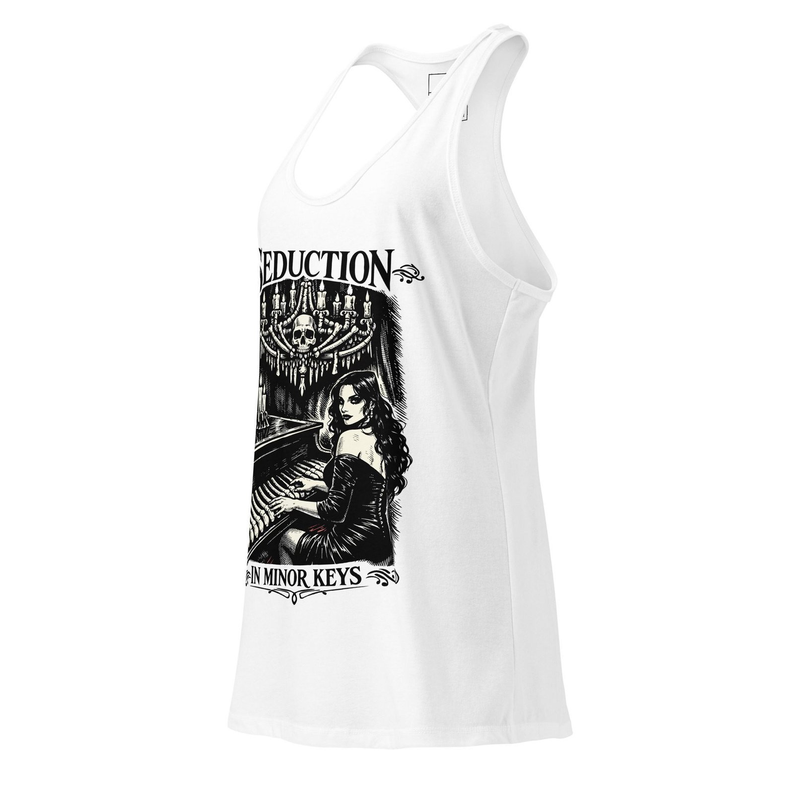 Women’s Dark Art Tank Top | Seduction In Minor Keys | Knotted Tree Studios - Image 2
