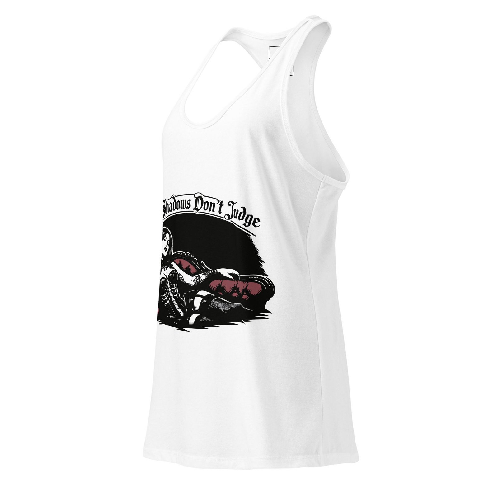 Women’s Dark Art Tank Top | Shadows Don’t Judge | Knotted Tree Studios - Image 2
