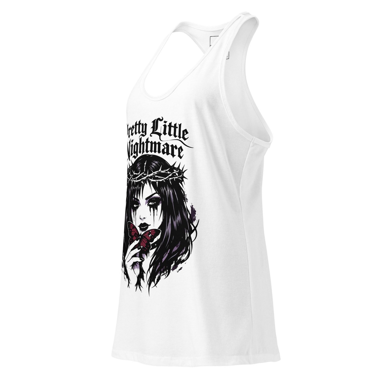Women’s Dark Art Tank Top | Pretty Little Nightmare | Knotted Tree Studios - Image 2