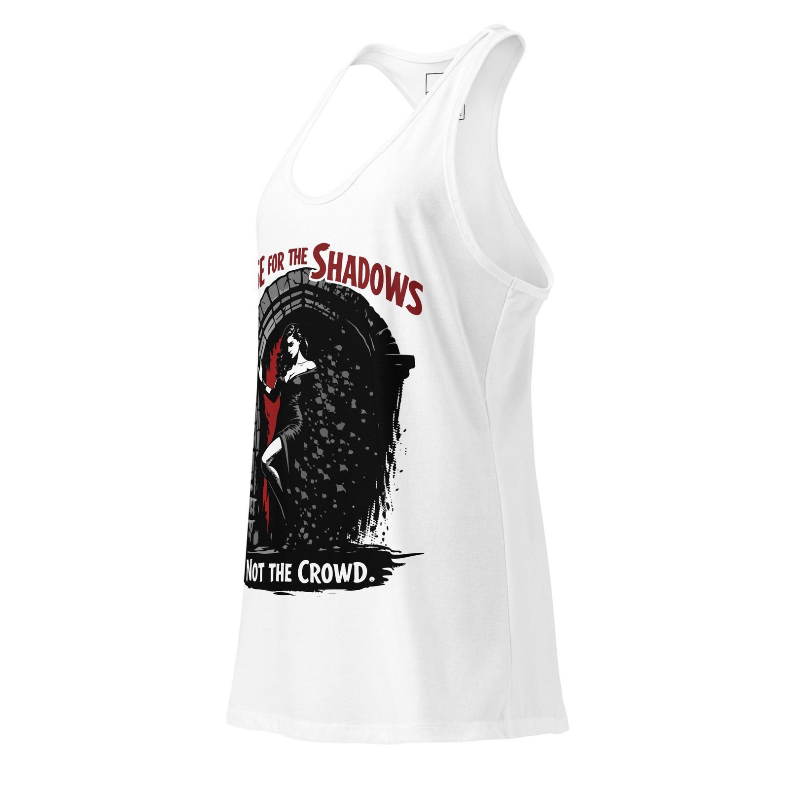 Women’s Dark Art Tank Top | Pose For The Shadows | Knotted Tree Studios - Image 2