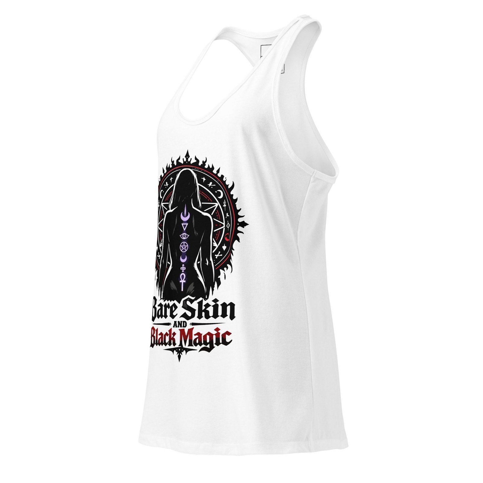 Women’s Dark Art Tank Top | Bare Skin & Black Magic | Knotted Tree Studios - Image 2