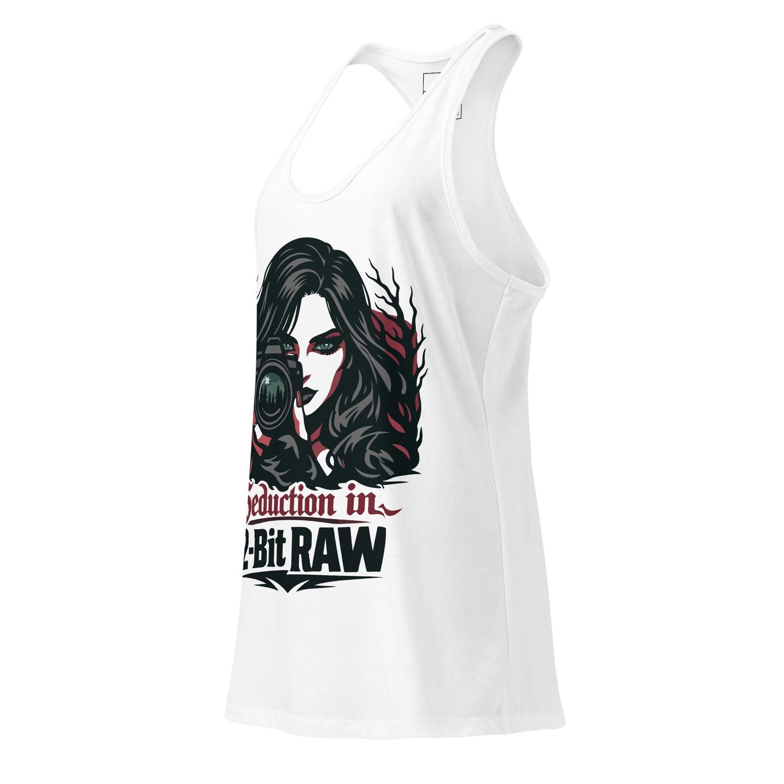 Women’s Dark Art Tank Top | Seduction In 12-Bit RAW | Knotted Tree Studios - Image 2