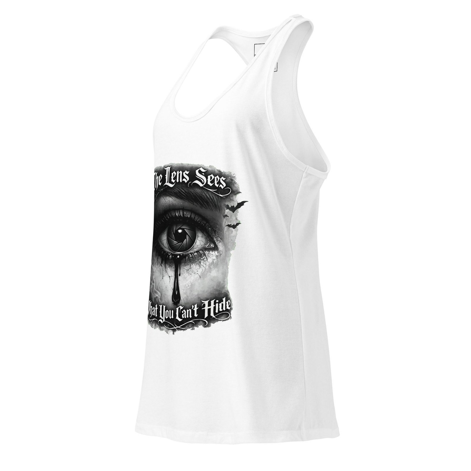 Women’s Dark Art Tank Top | The Lens Sees | Knotted Tree Studios - Image 2